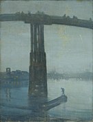 James McNeill Whistler: "Nocturne: Blue and Gold – Old Battersea Bridge (Nokturn: Mavi ve sari - Eski Battersea koprusu)"