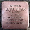 Stolperstein für Liesel Binzer