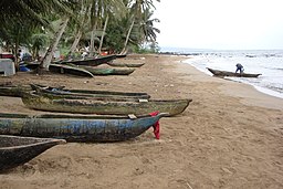 Arena Blanca strand, Bioko Island