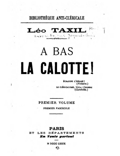 File:Léo Taxil - À bas la calotte.pdf