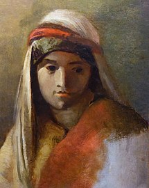 Jeune fille arabe, huile sur toile, musée des Beaux-Arts de Narbonne[22].
