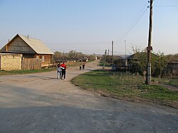 Street in selo Kidysh