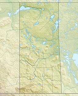 Map showing the location of The Battlefords Provincial Park