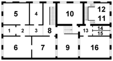 Schematischer Grundriss Erdgeschoss