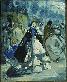 Scène de rue, huile sur toile, Washington, The Phillips Collection.