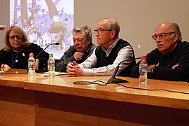 Marika Vila, Beà, Rafael Martínez and Horacio Altuna. Barcelona 2018.jpg