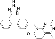 Estrutura química de Tasosartan