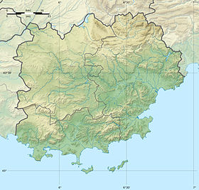 Voir sur la carte topographique du Var