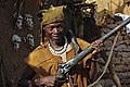 Image 30A Dogon hunter with an old flintlock rifle still in use. (from Culture of Mali)