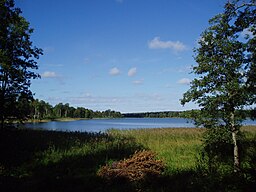 Sparren, vy från östra strandlinjen.