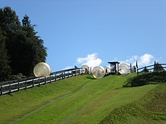 Sphereing, also known as globe-riding and Zorbing Main category: Zorbing