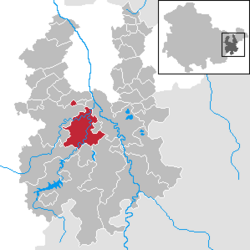 Weida – Mappa