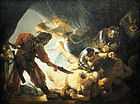 The Blinding of Samson, 1636, which Rembrandt gave to Huyghens