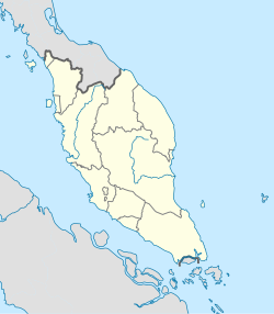 Teronoh is located in Peninsular Malaysia