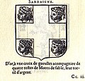 1581, H. De Bara, Le Blason des Armoires, Lyon.