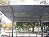 The southbound platform at Saint James station