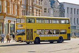 Bee Line Leyland Olympian in Friar Street, Reading