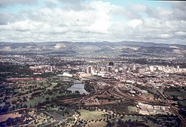 Aerial of Adelaide, 1980