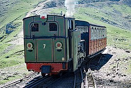 SMR rack locomotive 7 Ralph Sadler