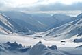 The Salang Pass with heavy snow on 30 January 2009