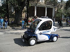 Small police car (New Orleans Police).