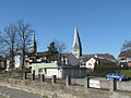 Kamen med Emilienkirche (venstre) und Pauluskirche (høyre)