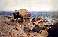 Біля берега моря, Крим, 1886