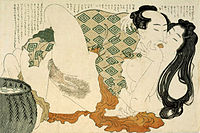 Shunga, từ loạt Tiều tuỵ vì yêu (Pining for Love)