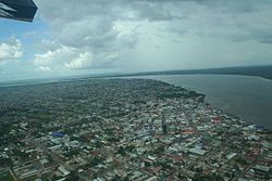 Veduta aerea di Paramaribo