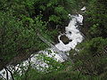 Trefflingfall, Kaskaden von oben