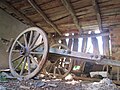 Wooden cart in l'Ariège, Occitanie, France