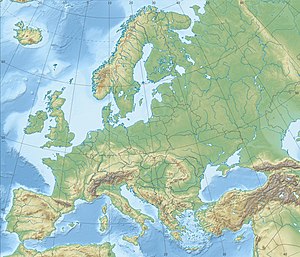 Karpati na zemljovidu Europe