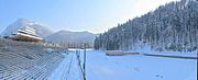 Bundesstützpunkt „Biathlon“ in der Chiemgau-Arena in Ruhpolding, Bayern