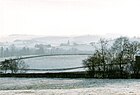 Les environs de Luzy, un 1er janvier sous la neige.