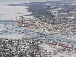 Skyline of Sturgeon Bay