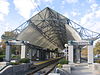 The platforms at Baypointe station