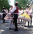 Csárdás-folkedansere i Doroslovo, Vojvodina, Serbia.