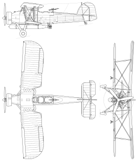 vue en plan de l’avion