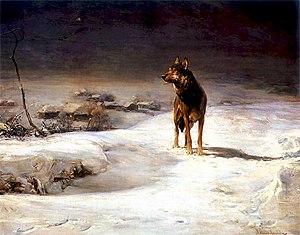 Wolf of Alfred Kowalski-Wierusz