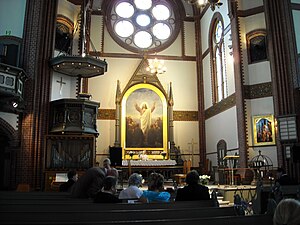 The choir in Trinity Church