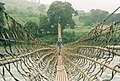 Brücke über den Dri, Dibang Valley, Arunachal Pradesh, Indien (1987)