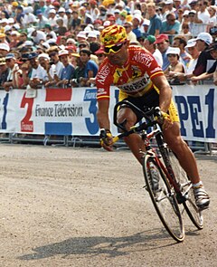 Davide Cassani bei der Tour de France 1993