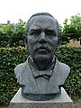 Statue of Jacob Riis in Ribe, Denmark