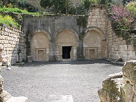 Toegang tot de grot met sarcofagen, Bet Shearim