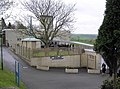 The crematorium at Haycombe Cemetery, Bath, England.