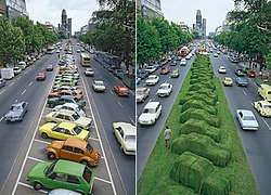 Grüninstallation Kurfürstendamm 1978 (Berlin)