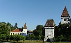 Transylvanian Saxon Fortified Church in Agnita