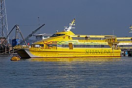 Severn Link fast ferry Rapparee at Marchwood