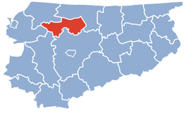 Poloha powiatu Powiat lidzbarski vo Varmsko-mazurskom vojvodstve (klikacia mapa)