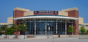 Die Colonial Life Arena in Columbia (Juni 2010)